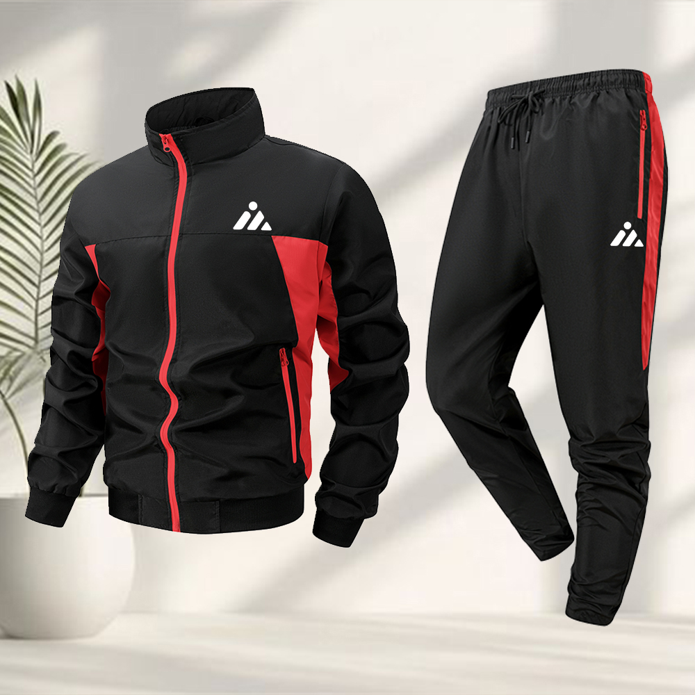 Cycling To Commute - Men's Casual Sports Suit Creative Triangle