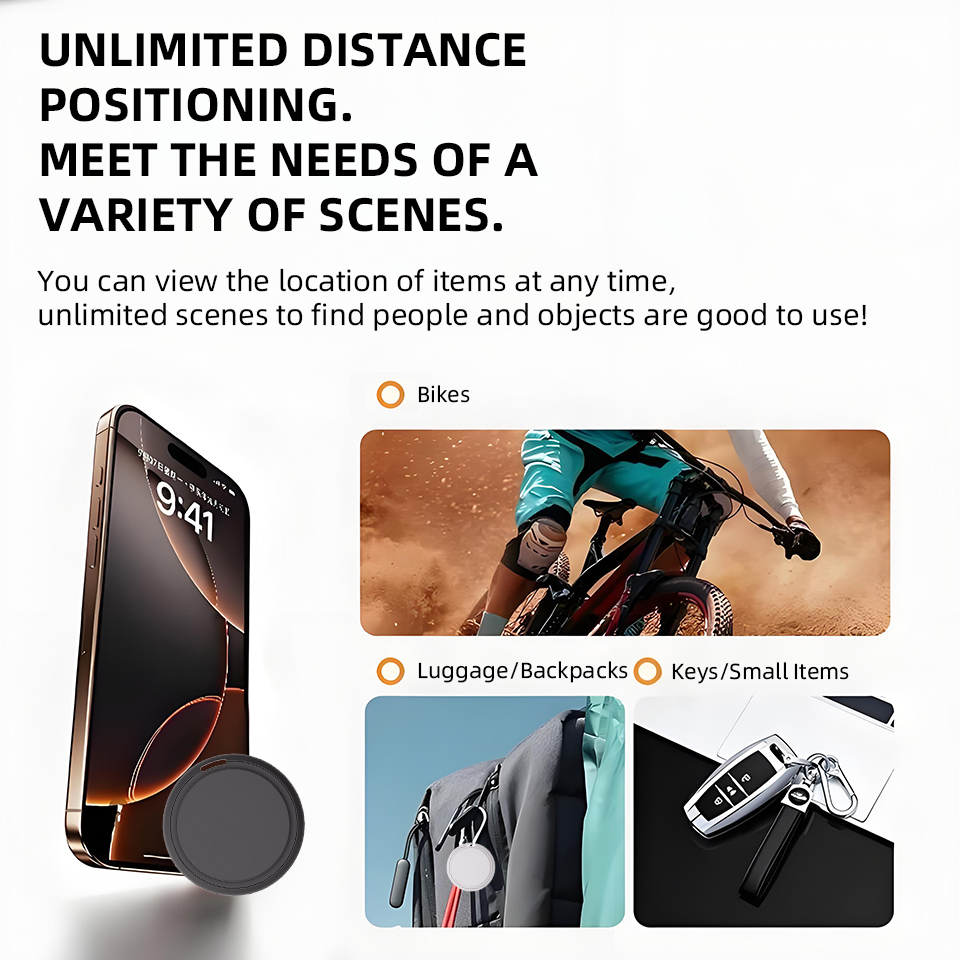 E-ACE Air Tag Mini GPS Tracker - Cycling Commute Bag recension och pris