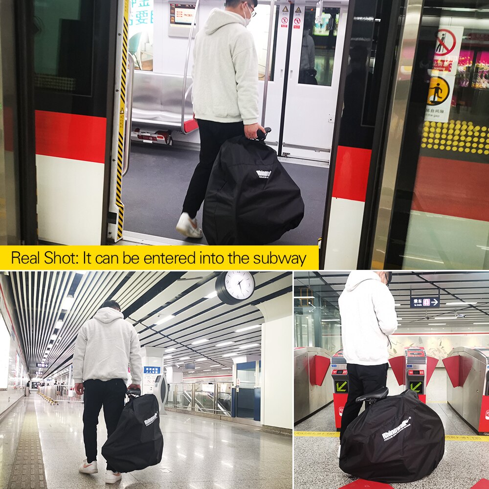 Rhinowalk Folding Bike Storage - Cycling Commute Bag recension och pris