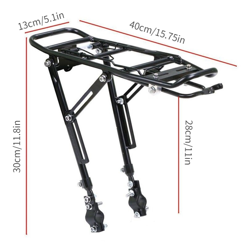 1PC Alloy Rear Bicycle  Rack C - Cycling Commute Bag recension och pris