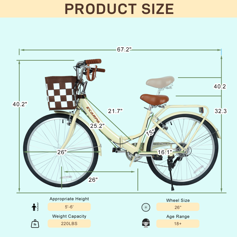 A26285B 26 Inch Folding City B - Commuting With Bike recension och pris