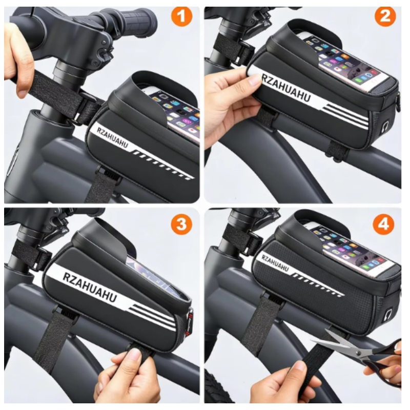 Waterproof Sun Visor Touch Scr - Cycling Commute Bag recension och pris