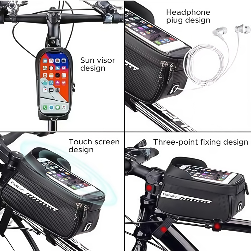 Waterproof Sun Visor Touch Scr - Cycling Commute Bag recension och pris