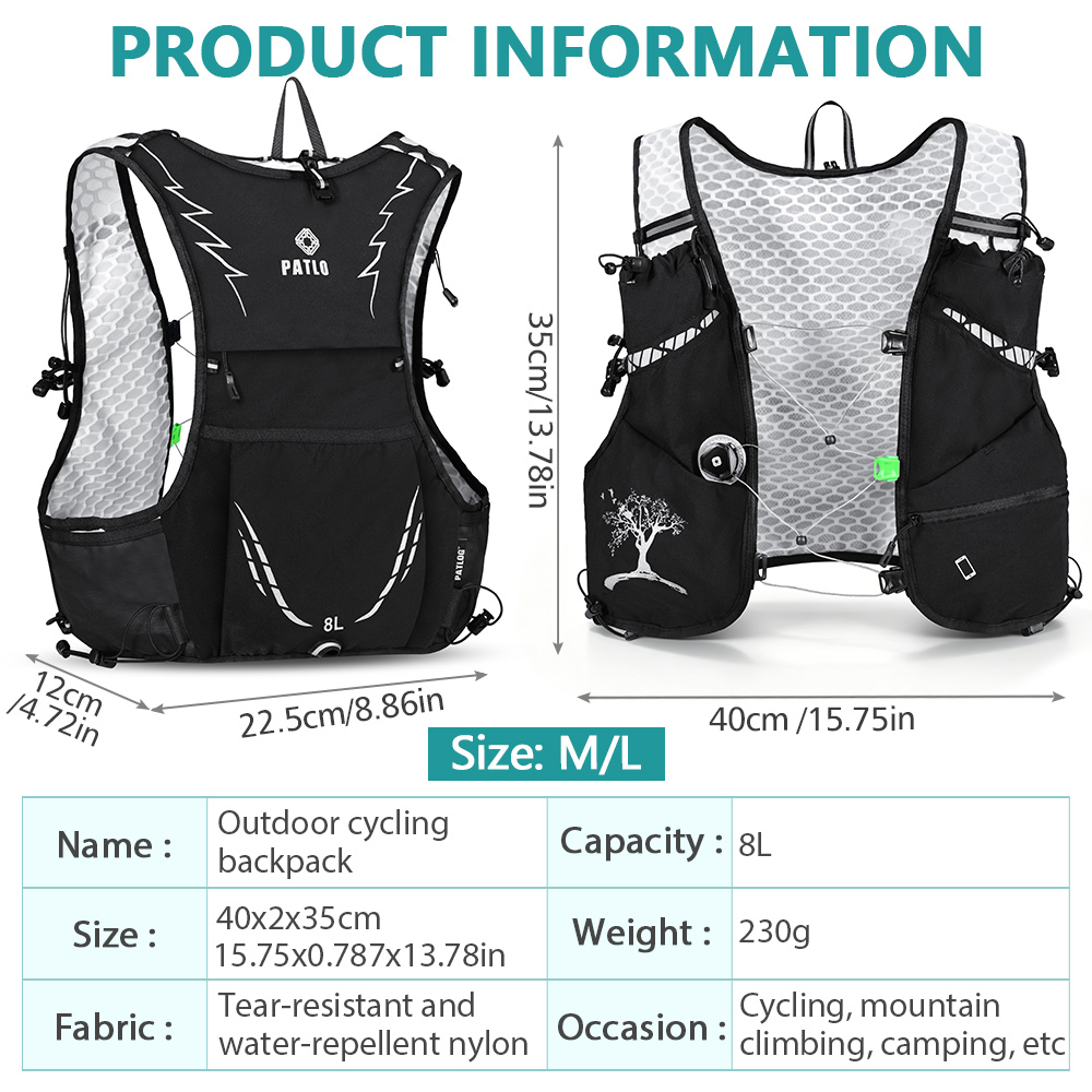 2026 New 8L Outdoor Trail Runn - Cycling Commute Backpack recension och pris