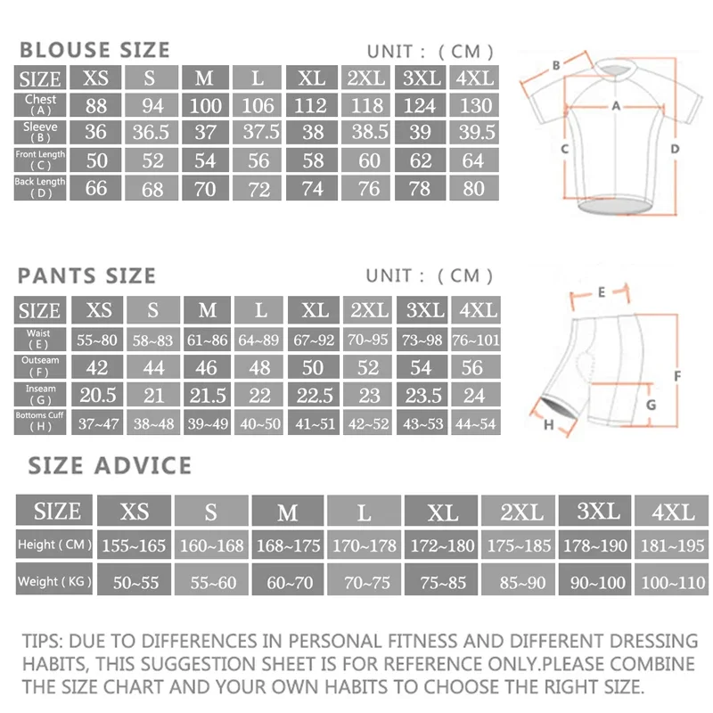 -Pro Cycling Jersey Set, Sport - Cycling Commute Shorts recension och pris