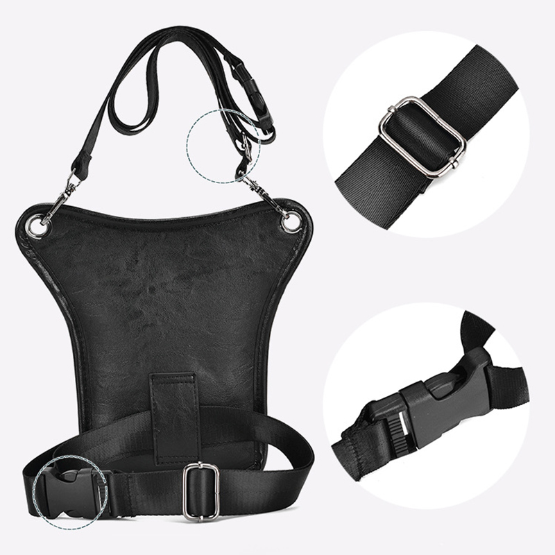 Vintage Pu Leather Waist Pack  - Cycling Commute Bag recension och pris