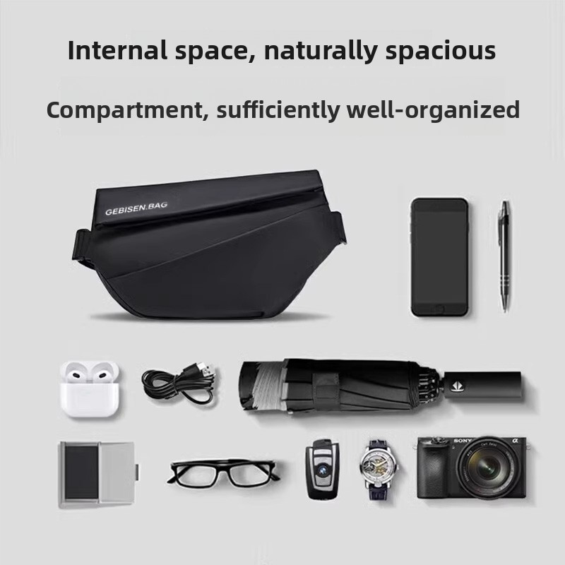Magnetic Buckle Men Crossbody  - Cycling Commute Bag recension och pris