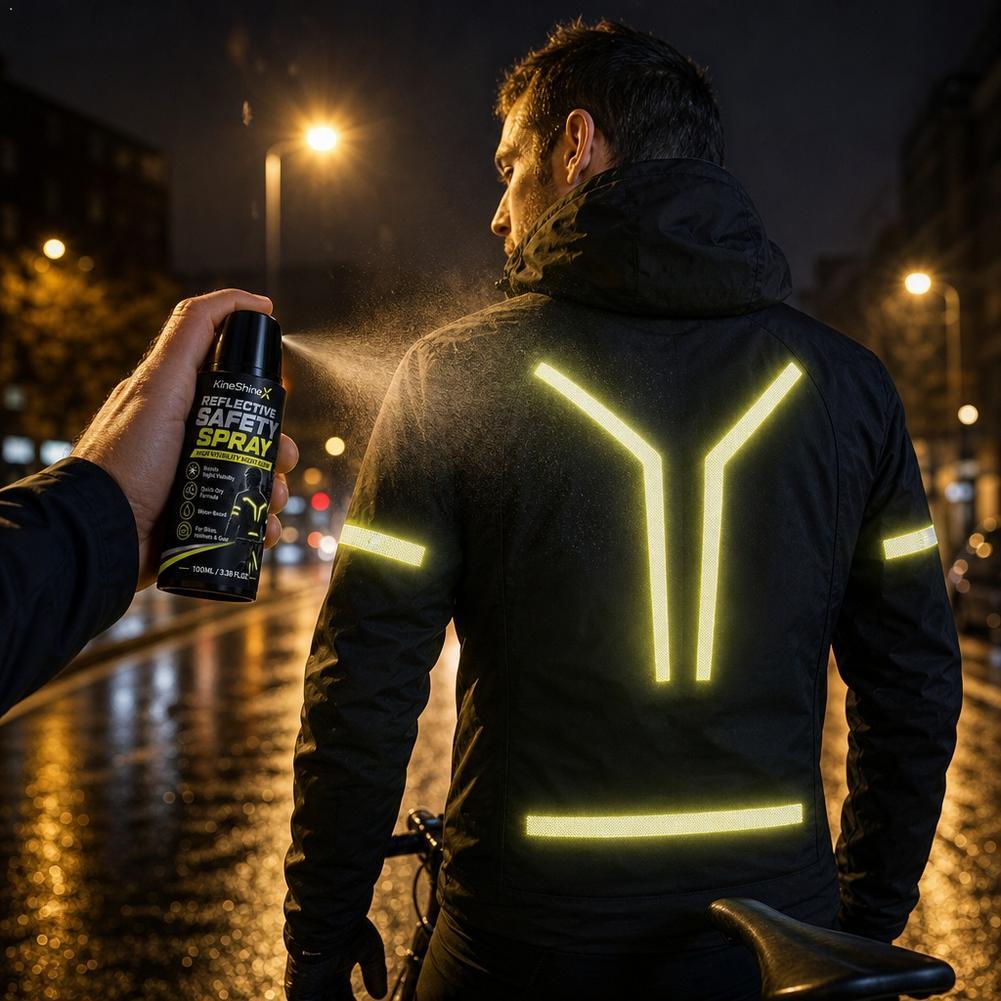 Night Reflective Safety Spray  - Cycling Commute Clothes recension och pris
