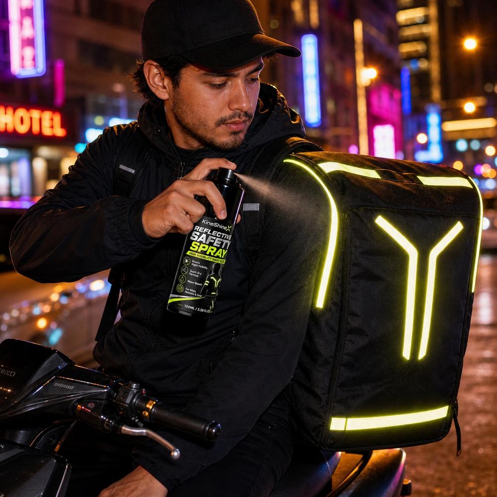 Night Reflective Safety Spray  - Cycling Commute Clothes recension och pris